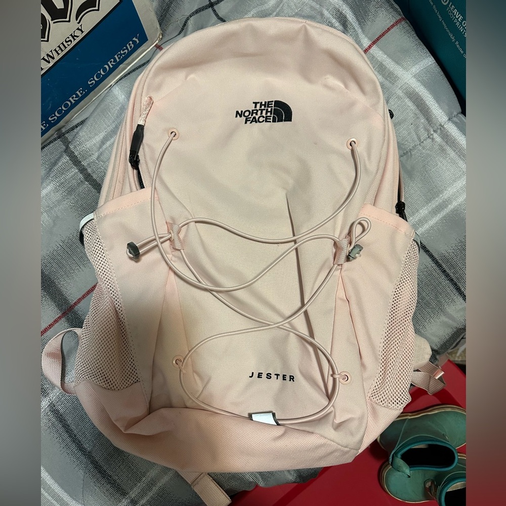 North face Book Bag Light Pink